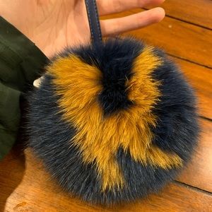 Fendi PomPom bag charm - letter K